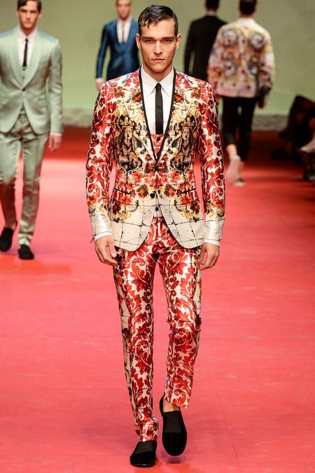 Dolce Gabbana  Spring 2015 Menswear Collection Found on style.com