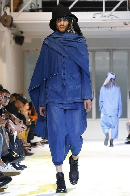Yohji Yamamoto Menswear Spring Summer 2015 Found on nowfashion.com