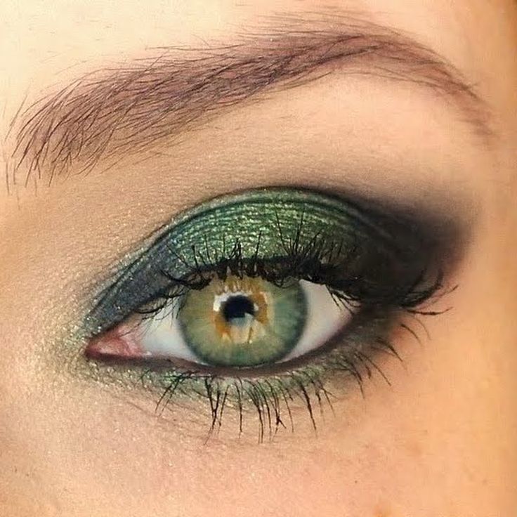 макияж для зеленых глаз 09