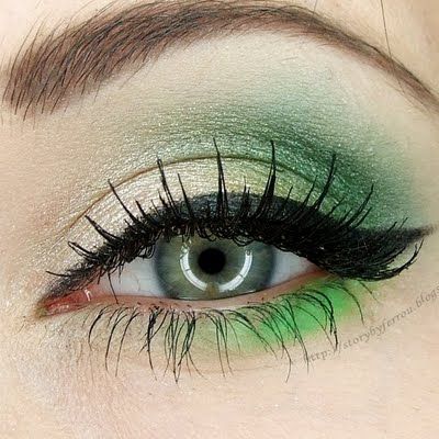 макияж для зеленых глаз 30