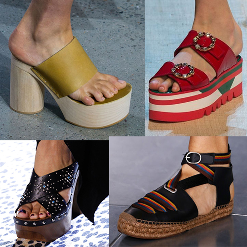 Тенденции обувной моды лето 2017
