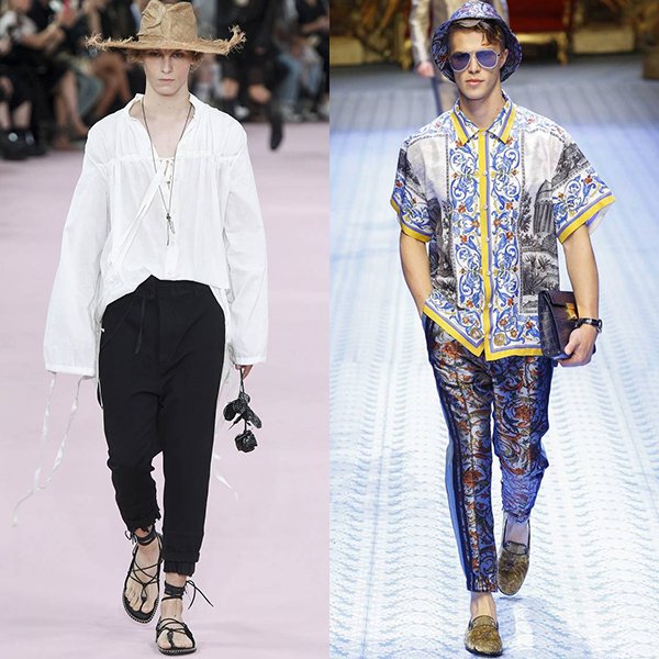 Тенденции мужской моды весна лето 2019