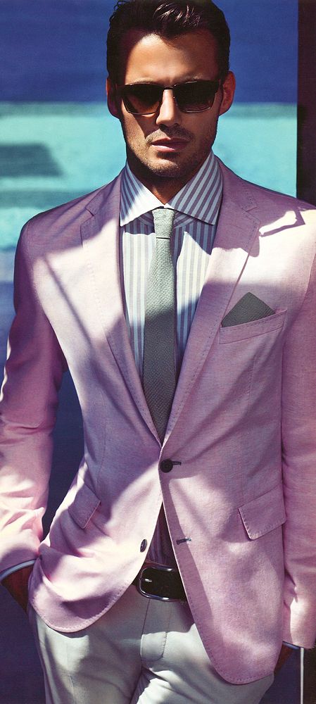 7 мужская мода стильные мужчины men in pink 02