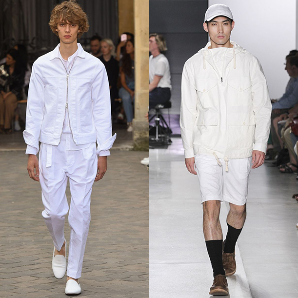 тенденции мужской моды весна лето 2018